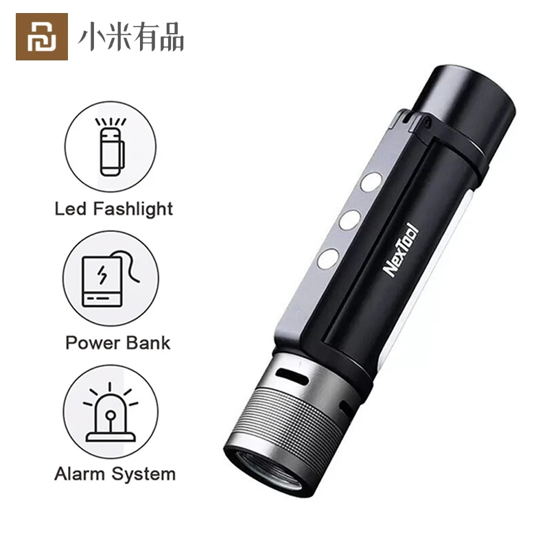 Youpin Nextool Flashlight Torch Thunder 6 In 1 Rechargeable Type-C Portable Powerful 1000 Lumen Led Outdoor Camping Dual Light