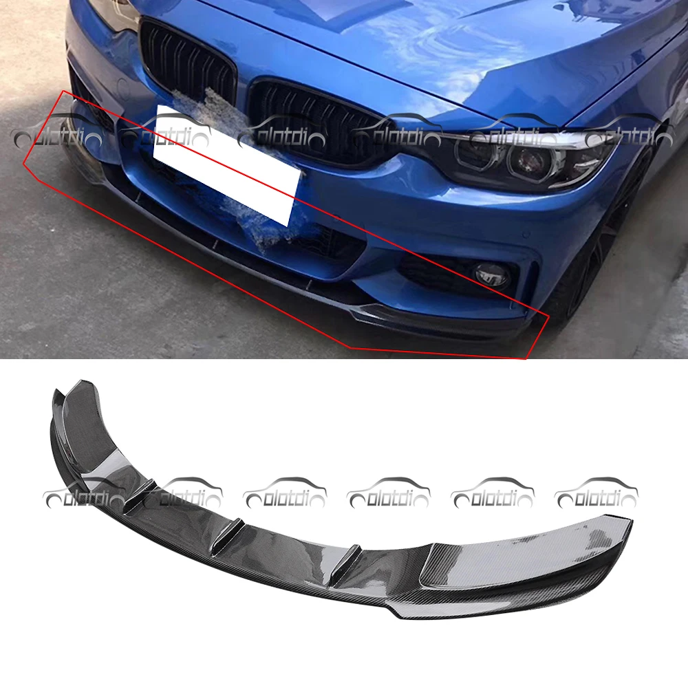 

Front Lip For BMW F32 M-Tech M Sports Package FD Style Real Carbon Fiber Bumper Spoiler Spitter
