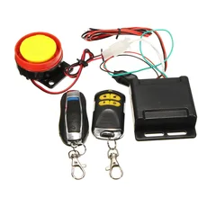 1 conjunto 12v motocicleta bicicleta anti-roubo sistema de alarme de segurança scooter 125db controle remoto chave escudo motocicleta alto-falante