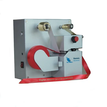 

NDL-320 roll to roll carbon color silk ribbon printer grosgrain ribbon printing
