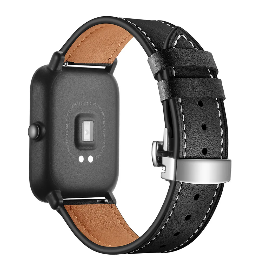 Для samsung galaxy watch QuickRelease мягкий Премиум кожаный ремешок сменный ремешок для Huami Amazfit Bip для amazfit bip ремешок
