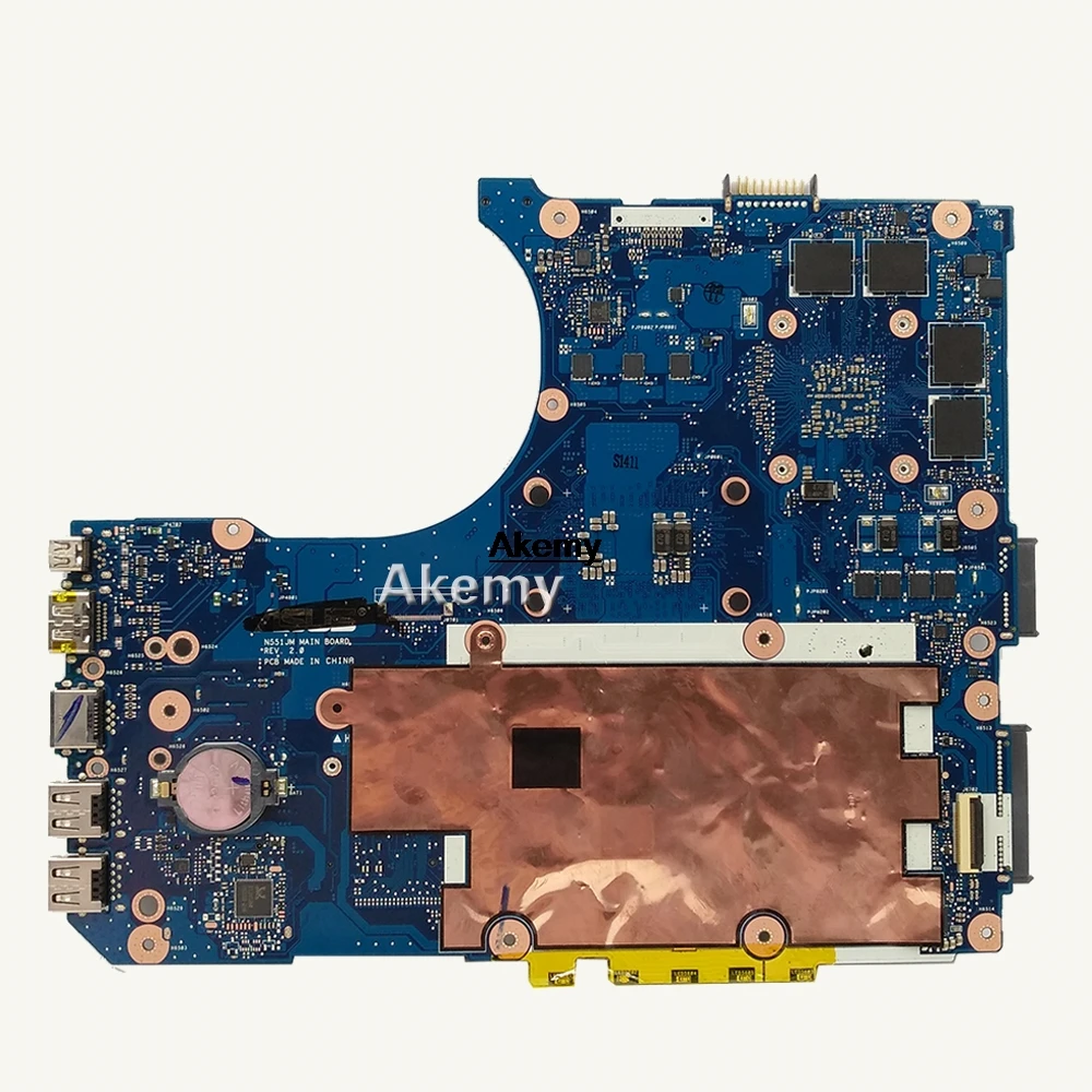 N551JX материнская плата для ноутбука ASUS N551J N551JK N551JM N551JW G551J G551JK G551JM G551JW I7-4720HQ/GTX950M оригинальная материнская плата