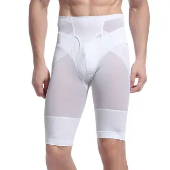 

Mens Shapewear High Waist Tummy Control Boxer Briefs Slimming Shaper Mesh Shorts 40JF