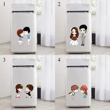 Домашняя стиральная машина сушилка верхняя крышка мультфильм автоматический солнцезащитный Водонепроницаемый защитный чехол полиэстер роликовые пылезащитные чехлы