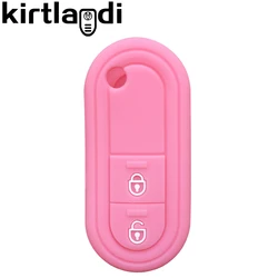 Cover Protettiva in Silicone per Chiave Auto - Accessorio con 2 Pulsanti a Flip Pieghevole