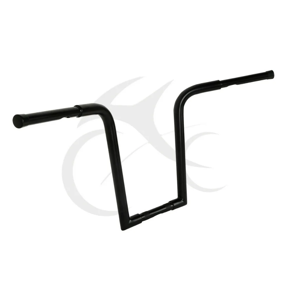 1" Rise широкий руль для мотоцикла бар жир 1-1/4" Руль тяга для Harley Sportster XL 883 1200 Softail FLST FXST Chopper Custom Black