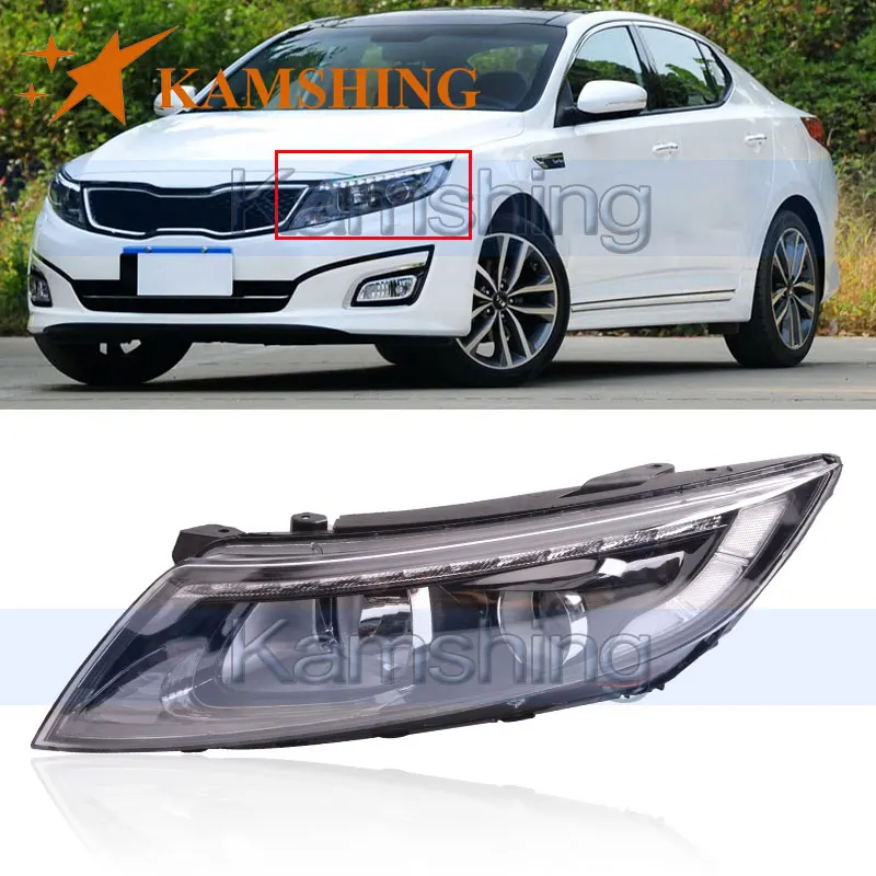 Передний налобный фонарь CAPQX для Kia K5 Optima 2014 2015 светодиодный дневной