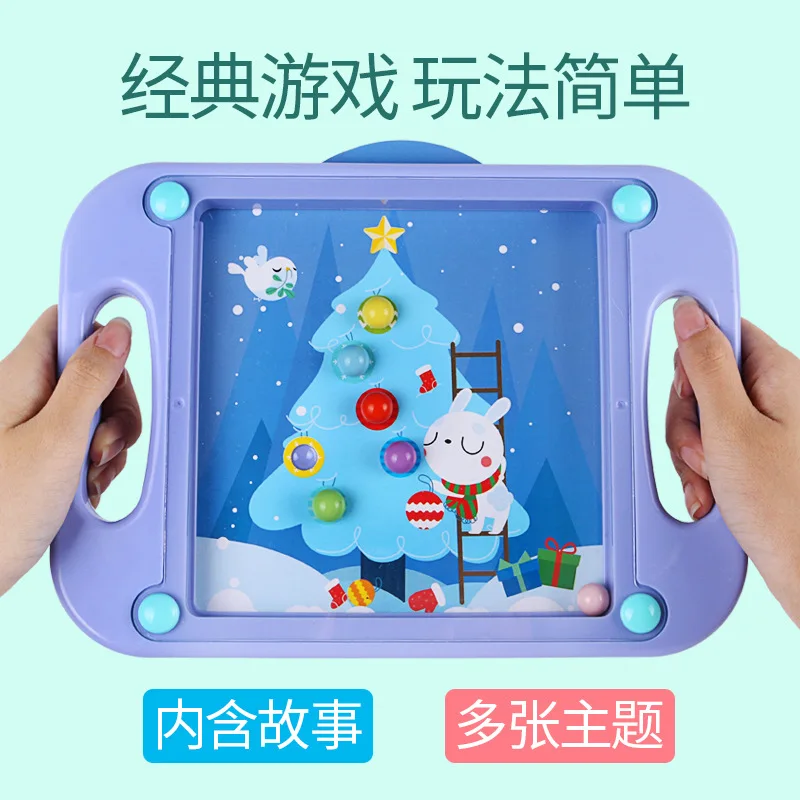 

Manufacturers Direct Selling Balance Ball Bearing Game Handheld Roll-on Maze Toy Children'S Educational Dedicated Training Kinde