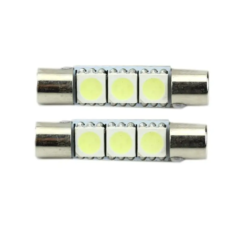 1 шт. белый T6 5050 31 мм 3 SMD светодиодный светильник для автомобиля солнцезащитный