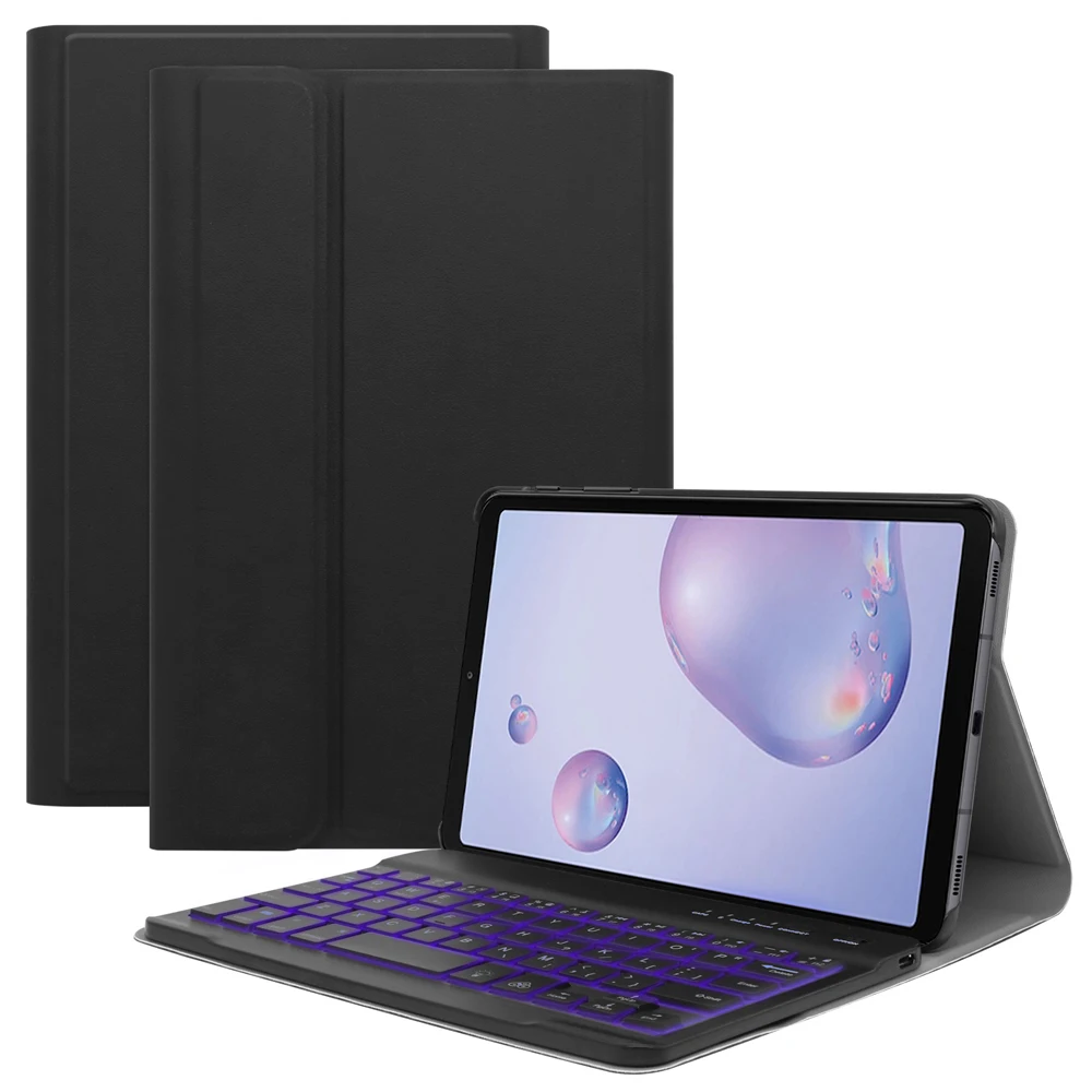 Защитный чехол для Lenovo Tab M10 Plus TB-X606F X606X Bluetooth клавиатура из искусственной кожи FHD 10
