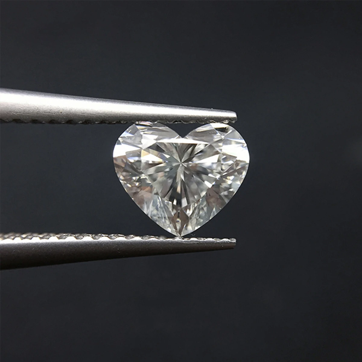 Pedras soltas em forma de coração para mulheres, Moissanite Stones, excelente corte, Pass Diamond Tester, D Color, VVS1, 0.3ct a 4ct