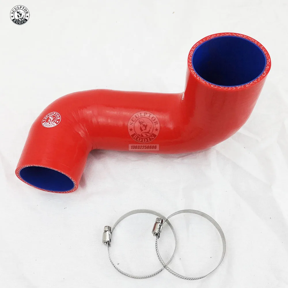 Силиконовый Впускной турбо впускной шланг для Toyota Vios 1,5 2004 - Цвет: K8-159 RED