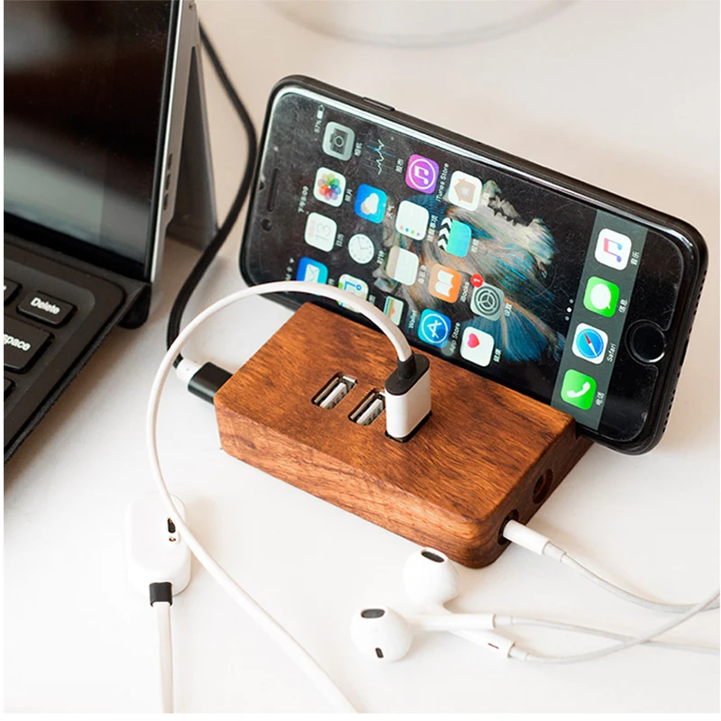 

Концентратор USB 2,0, 3 порта, внешний разветвитель с подставкой для порта Micro USB для iPhone, iPad, аксессуары для компьютера, концентратор, USB адаптер