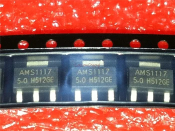 

50pcs/lot AMS1117-5.0 LM1117 SOT-223 5V Linear Regulator In Stock