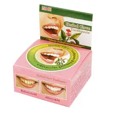 Натуральный травяной Гвоздика Таиланд зубная паста отбеливание зубов Зубная паста удаление пятен Антибактериальная аллергическая зубная паста