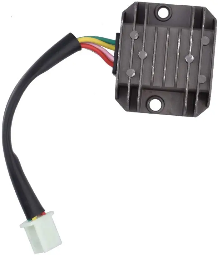 Minireen Ignition Coil AC CDI Voltage Regulator Rectifier Relay Spark Plug Kit for 150cc 200cc 250cc Vertical Engine Chinese ATV