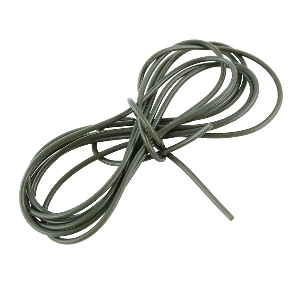 2pcs Carp Fishing Hook Silicone Tube Anti-tangle Rig Tubing 3m for Safety Lead-clip System Size 0.5x1.8mm 0.8x1.9mm fishing accessories fishing hook fishing tackle fishing tools fishing tool fishing hook tube