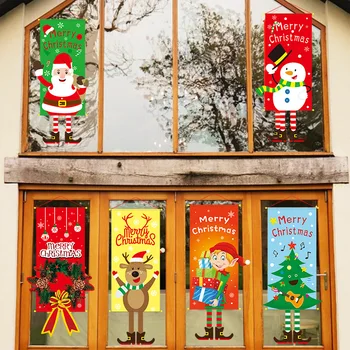 

Christmas Ornaments Hanging Flags Christmas Window Hotel Shopping Mall Decoration Ceiling Atrium Decoration Hanging Flags