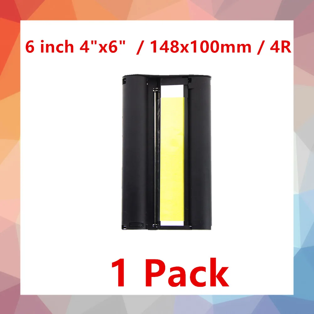 

Для Canon Selphy набор цветной чернильной бумаги Компактный фотопринтер CP1200 CP1300 CP910 CP900 чернильный картридж KP 108 в фотографиях