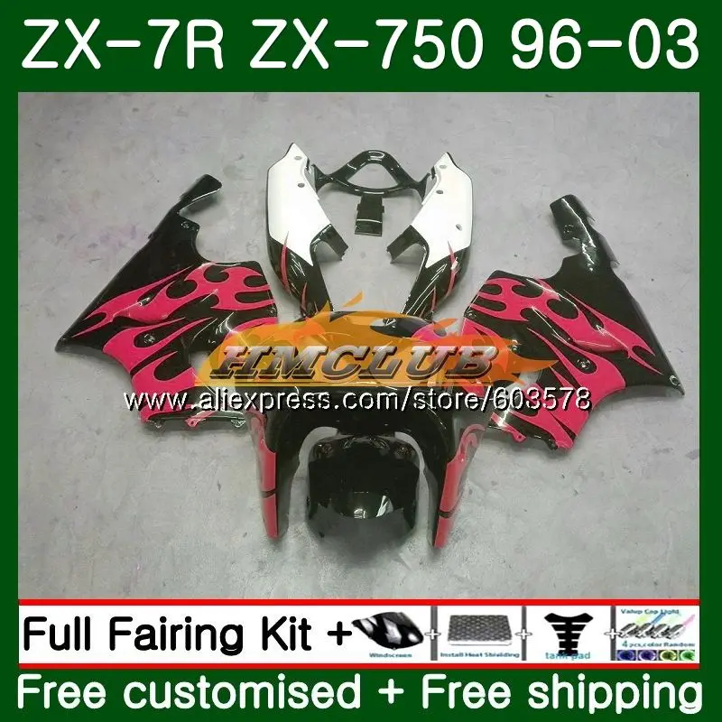 Средства ухода за кожей для KAWASAKI NINJA ZX7R ZX750 ZX 7R 00 01 02 03 26CL. 78 ZX 7 R ZX 750 ZX-7R 1996 2000 2001 2002 2003 красный Обтекатели с пламенем