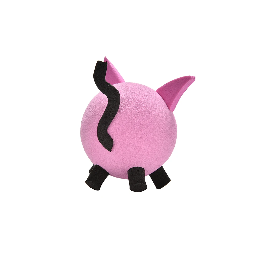 1 Pc Fashion Women Car Inner Accssories Cute Pig Eva Decorative Car Antenna Topper Balls Pink