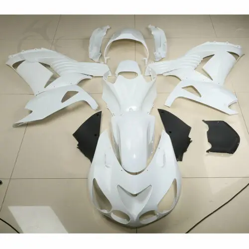 Мотоцикл Неокрашенный Обтекатель тела работа для Kawasaki Ninja ZX14 ZX1400C 2006-2011 2010 2009