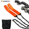 Camping Tools Garden Tools Survival Hand Zipper Saw Handsaw Wood Cutting Tool Handheld Chains Saw Wire Saw Emergency Saw 1