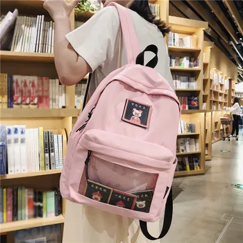 

Backpack Travel Male and Female Travel Bag Ladies Shoulder Bags Women Backpack Student Bag Wild Large-capacity Backpacks Oc26