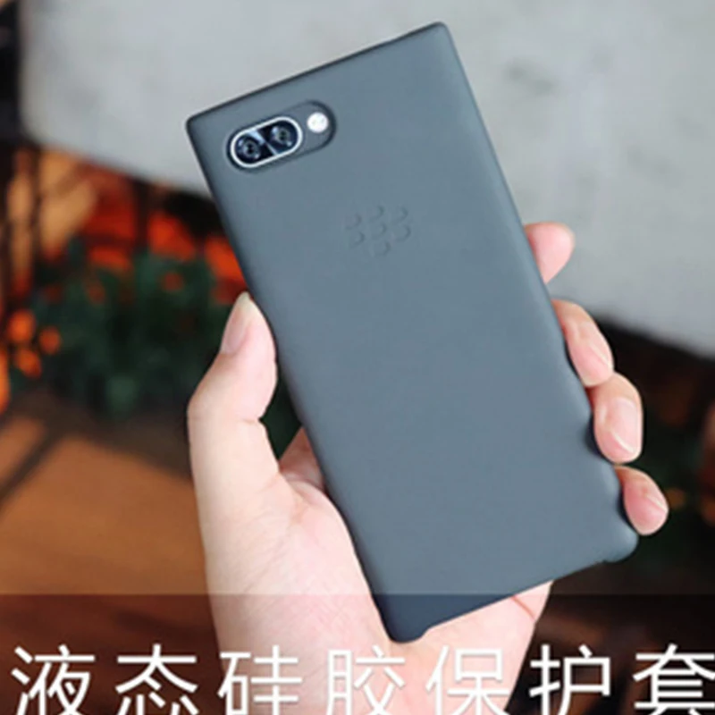 Силиконовый чехол-накладка для Blackberry KEY 2 KEY2 официальный мягкий гелевый защитный чехол для Blackberry KEYTWO Fundas Coque capa