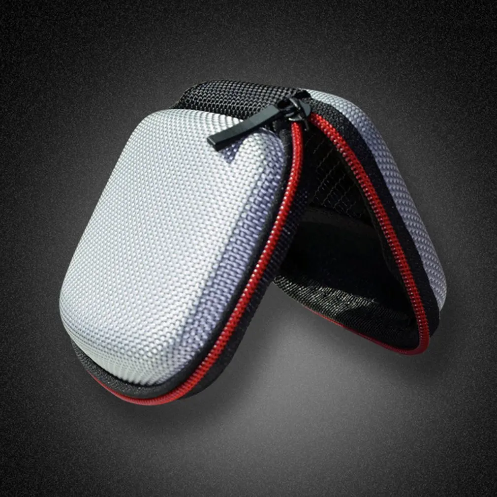 

KZ Earphone Box Fiber Zipper Headphone Hard Case Earphone Earbuds Storage Carrying Pouch Bag SD Card Hold Box Portable Carry Bag