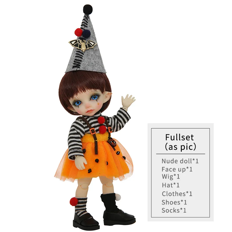 Pukifee Весенняя Волшебная страна bjd sd кукла 1/8 модель тела для маленьких девочек и мальчиков куклы глаза высокое качество игрушки магазин OUENEIFS - Цвет: Fullset in NS as pic
