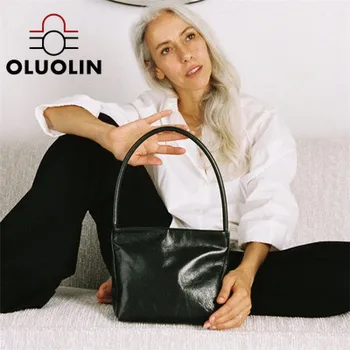 

Vintage Bag Women's Middle-Age Bag Underarm Bag Simple Shoulder Bag/Hand Bag Pouch Bagpack Girls Casual Schoolbag Street Outdoor