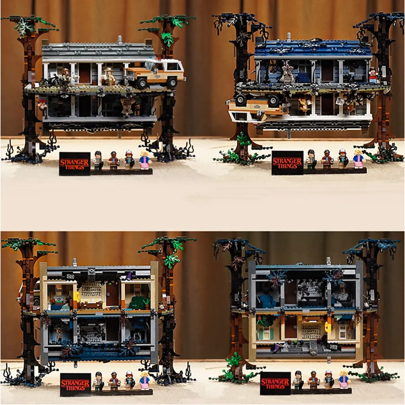 

2019 new 2499pcs city legoinglys Stranger Things the upside down Building Blocks Bricks Set Children Toys gift