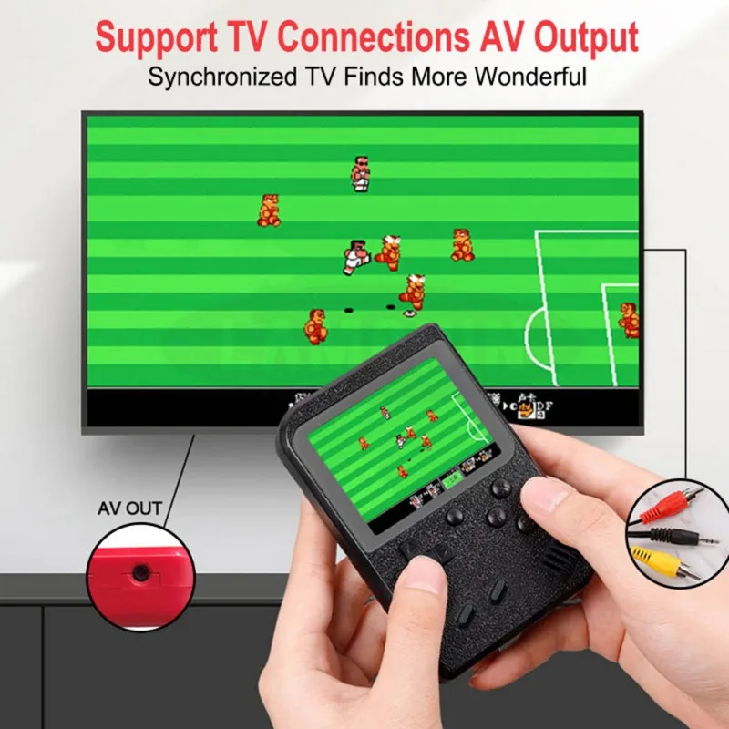 500 IN 1 Retro Video Game Console Handheld Game Portable Pocket Game Console Mini Handheld Player for Kids Gift