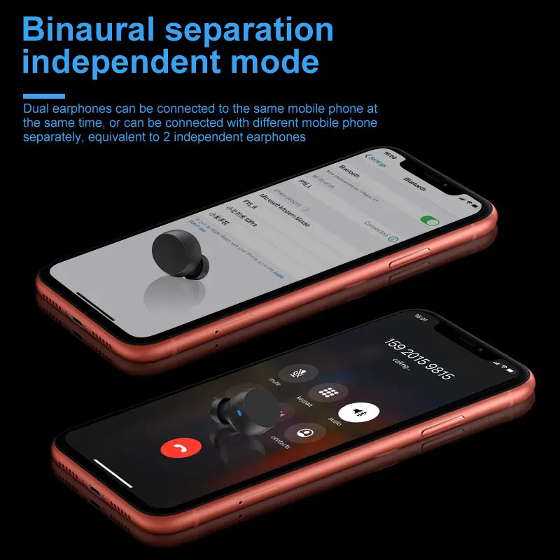 2020 новые беспроводные наушники с сенсорным управлением TWS Bluetooth 5 0 HIFI 3D стерео