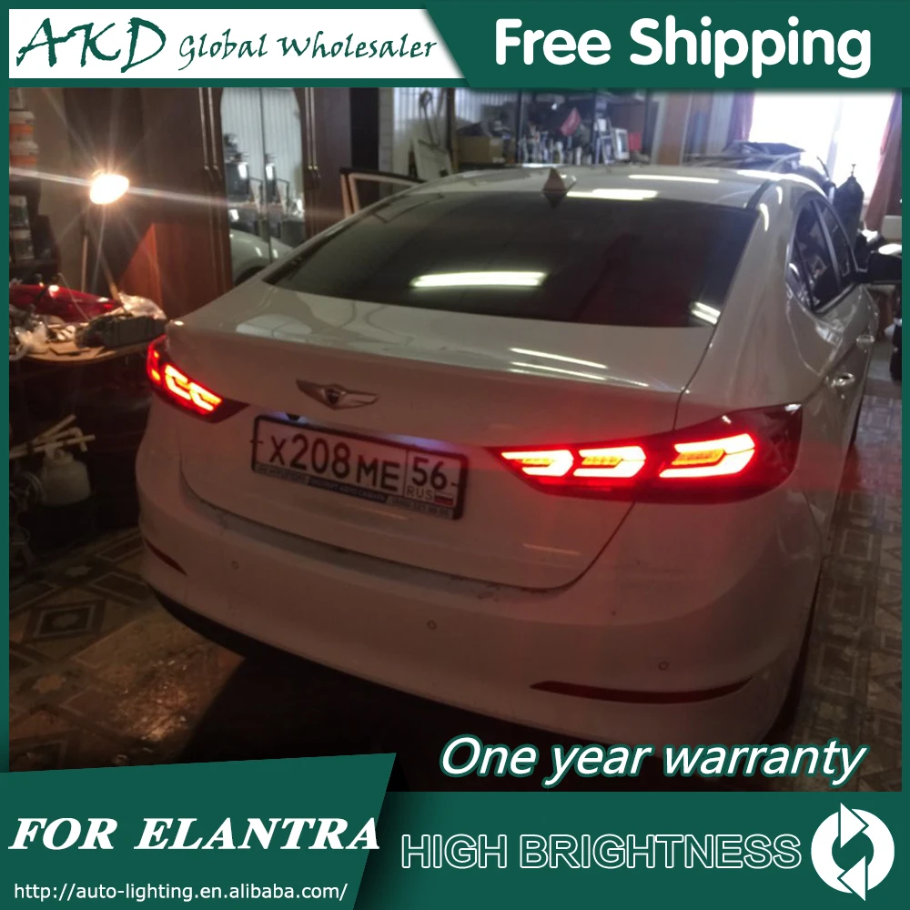 Задний фонарь для автомобиля hyundai Elantra- задние фонари светодиодные противотуманные фары DRL дневные ходовые огни тюнинг автомобильные аксессуары