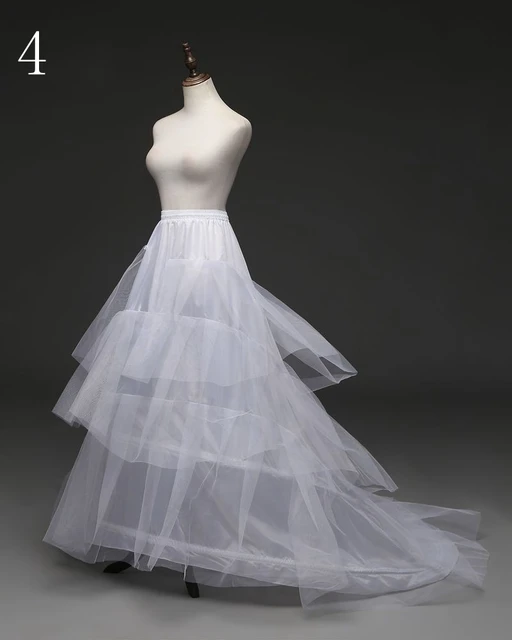 Hot Sell Many Styles  Bridal Wedding Petticoat Hoop Crinoline Prom Underskirt Fancy Skirt Slip 4