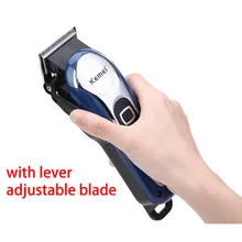 Kemei Парикмахерская мощная машинка для стрижки волос светодиодный профессиональный триммер для волос для мужчин электрическая машинка для стрижки Машинка для стрижки волос стрижка салонный инструмент