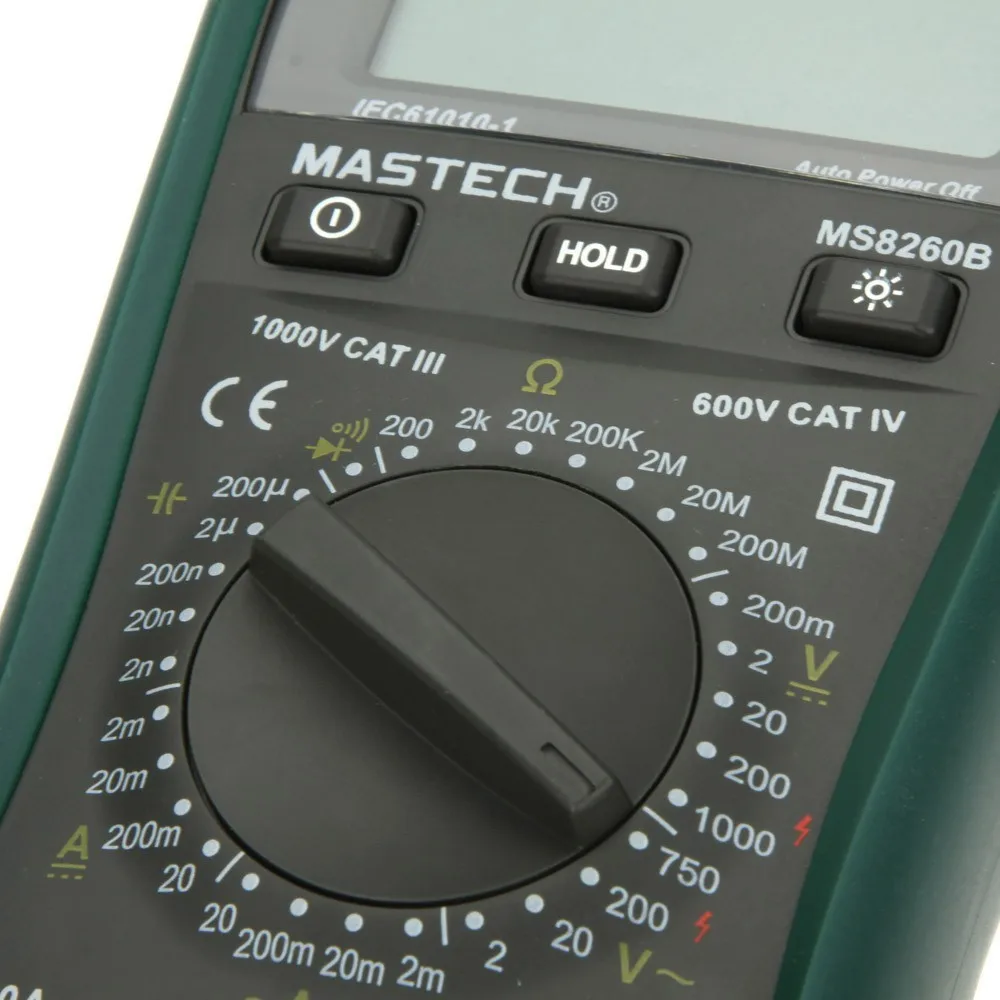 Mastech MS8260B Цифровой мультиметр DMM вольт палка тестер Электрический LCR метр Бесконтактный детектор напряжения