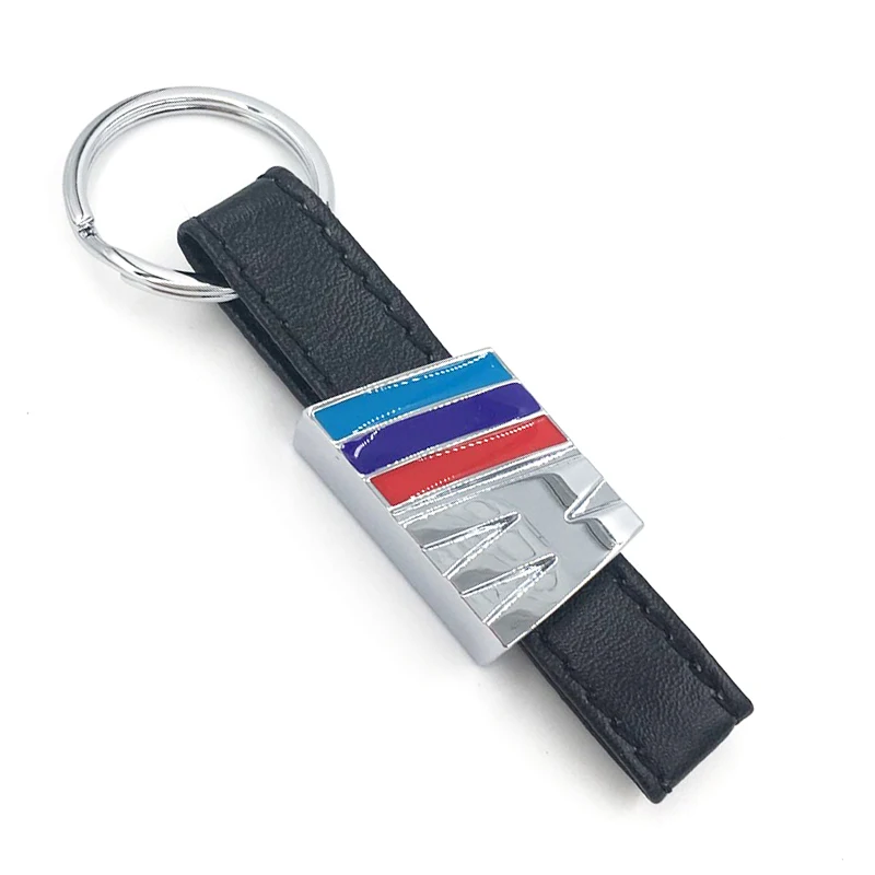 

1PCS Car Badge Key Ring Leather Car Metal Keychain for Bmw M Sticker E46 E90 F20 E60 E39 F10 X1 X3 X4 X5 X6 X7 Auto Accessories