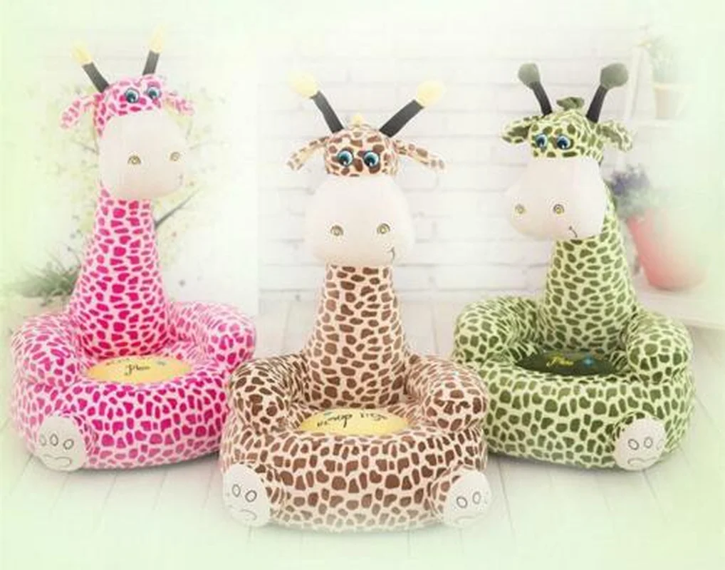 Giraffe Kids Soft Cushion Seat Plush Sofa Chair Toy Stuffed Animal Children Play Modern Home Decor Sitting Pillow Giraffe Kids Soft Cushion Seat Plush Sofa Chair Toy Stuffed Animal Children Play Modern Home Decor Sitting Pillow