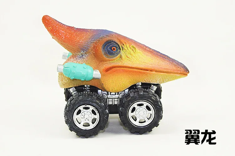 Модель динозавра с перекрестной окантовкой, игрушечная машинка с t-rex, игрушечная гоночная машинка, детская игрушка на день, оптом