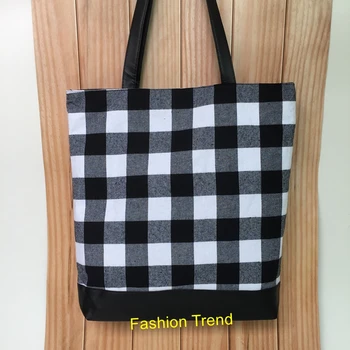 

200pcs/lot New arrival hot selling buffalo plaid weekender bag monogram women tote bags