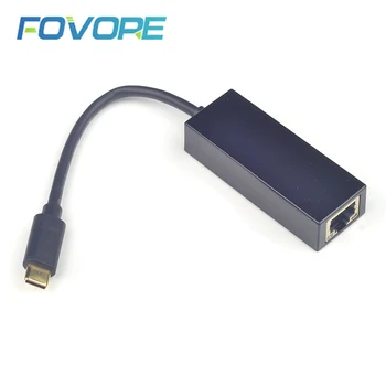 

USB 3.1 Type-C lan RJ45 adapter USB hub to RJ45 ethernet 1000 Mbps Gigabit wired external network card adapter connector