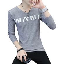 Поп кашемировый шерстяной свитер для мужчин осень зима пуловер узкий для мужчин с буквенным узором v-образным вырезом Pull Homme Рождественские свитера