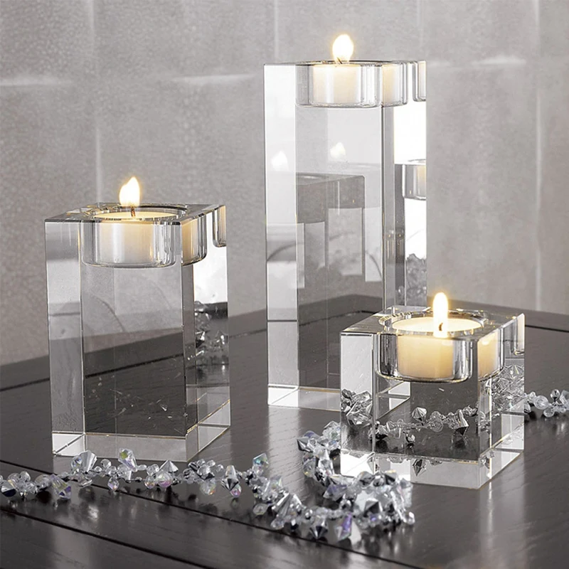 

Religious Candle Holders Tealight Candlestick Wedding Decorations Centerpieces Bonus 3Pcs a Set