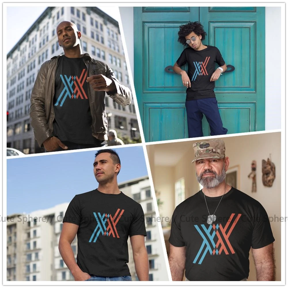 Tanie Franxx T Shirt darling in the Franxx XX koszulka z nadrukiem mężczyźni Tee Shirt niesamowite bawełna 6xl Streetwear z krótkim rękawem Tshirt