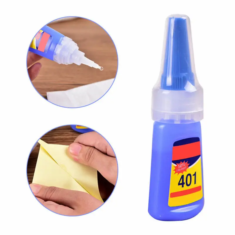 

1pcs bottle of super glue, strong 20g bottle, 401 fast fixing, manual fast bonding, fast drying, fast sol, ceramic glass glue