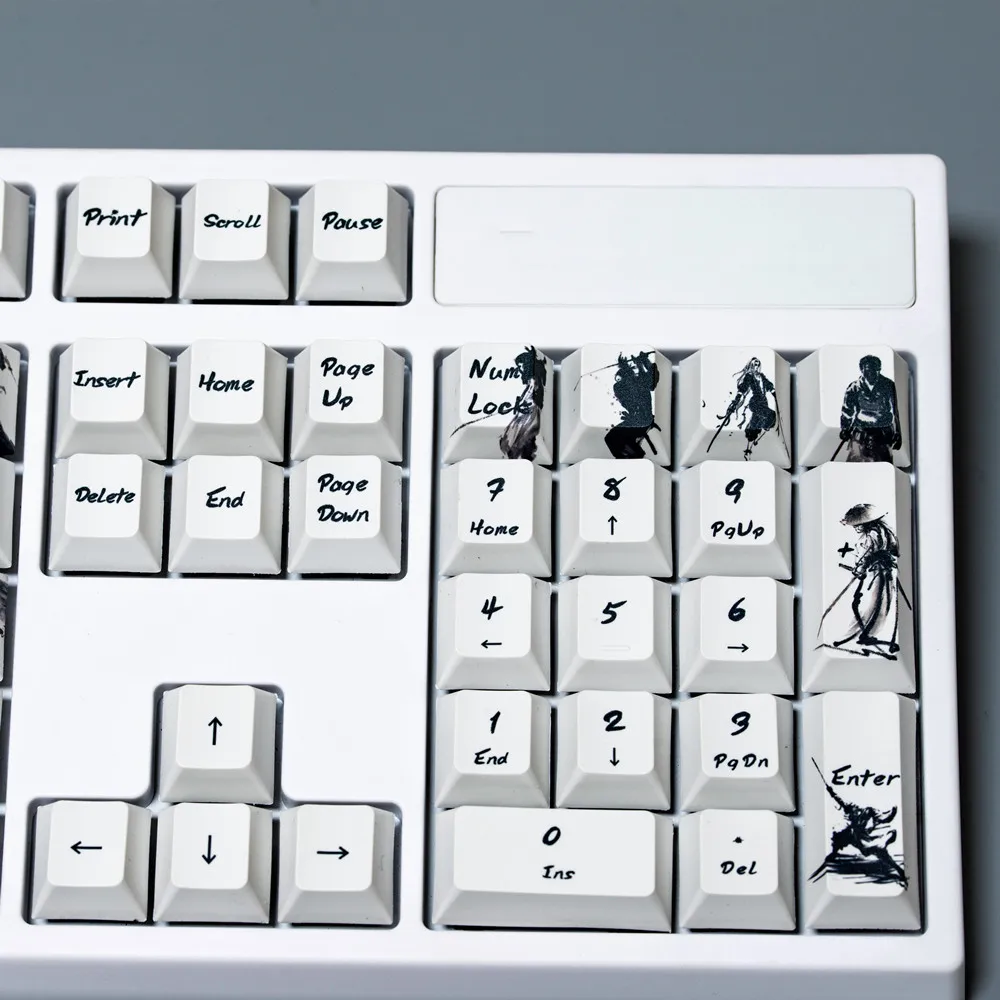  Knight errant Keycap Ink keycap keycaps 5-Surfaces Dye sub Profile 104 Key ANIS Layout Augment Mech