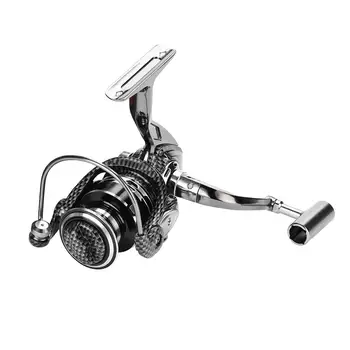 

Fishing Reel Spinning Practical Portable Bright Black Metal Seawater Spool Gear Durable Multi Style Fishing Wheel